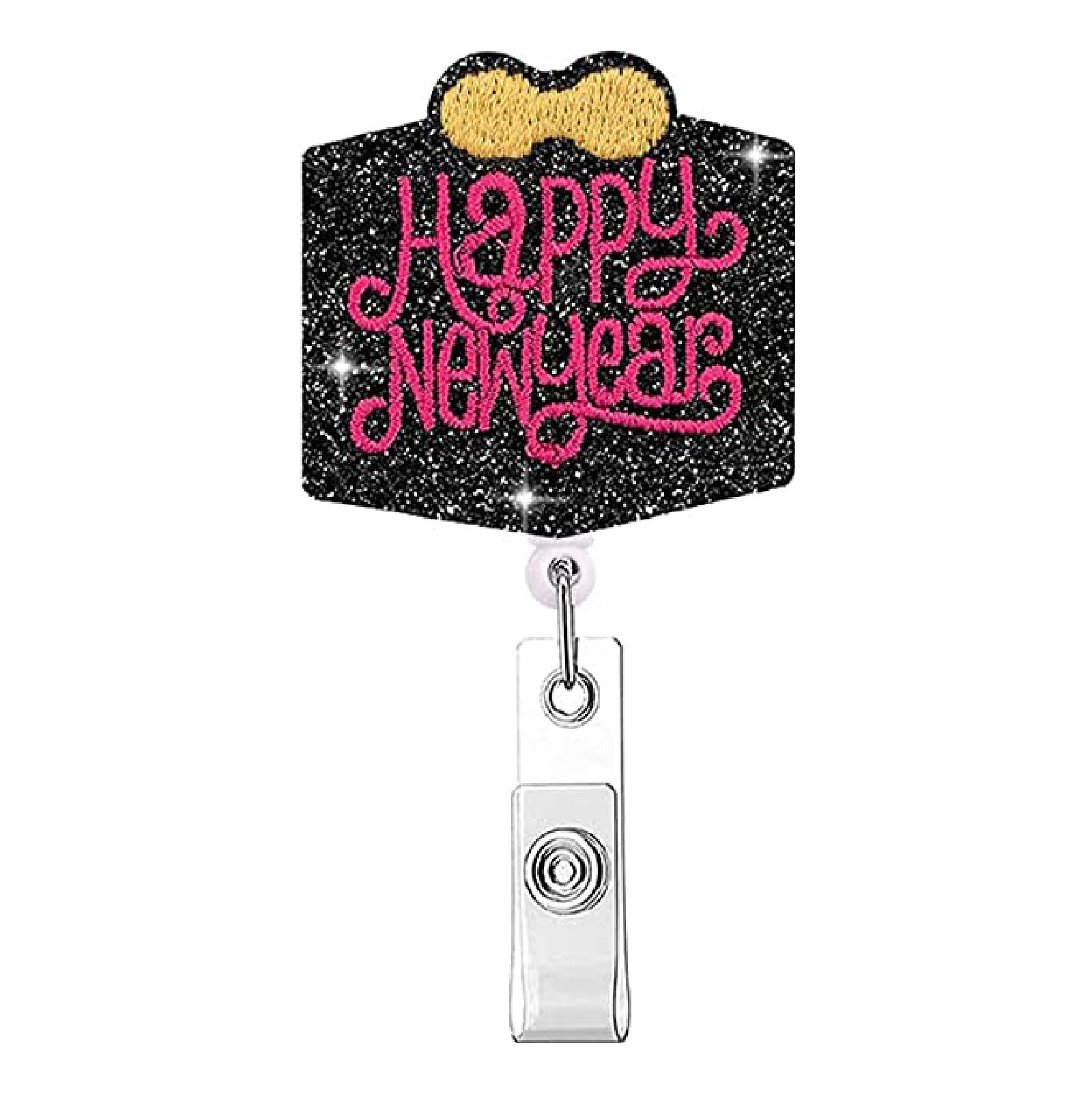 Wholesale ABS Festival Series Sparkling Pink Turkey Love Egg Maple Leaf Emblem Scroll Retractable Keychain